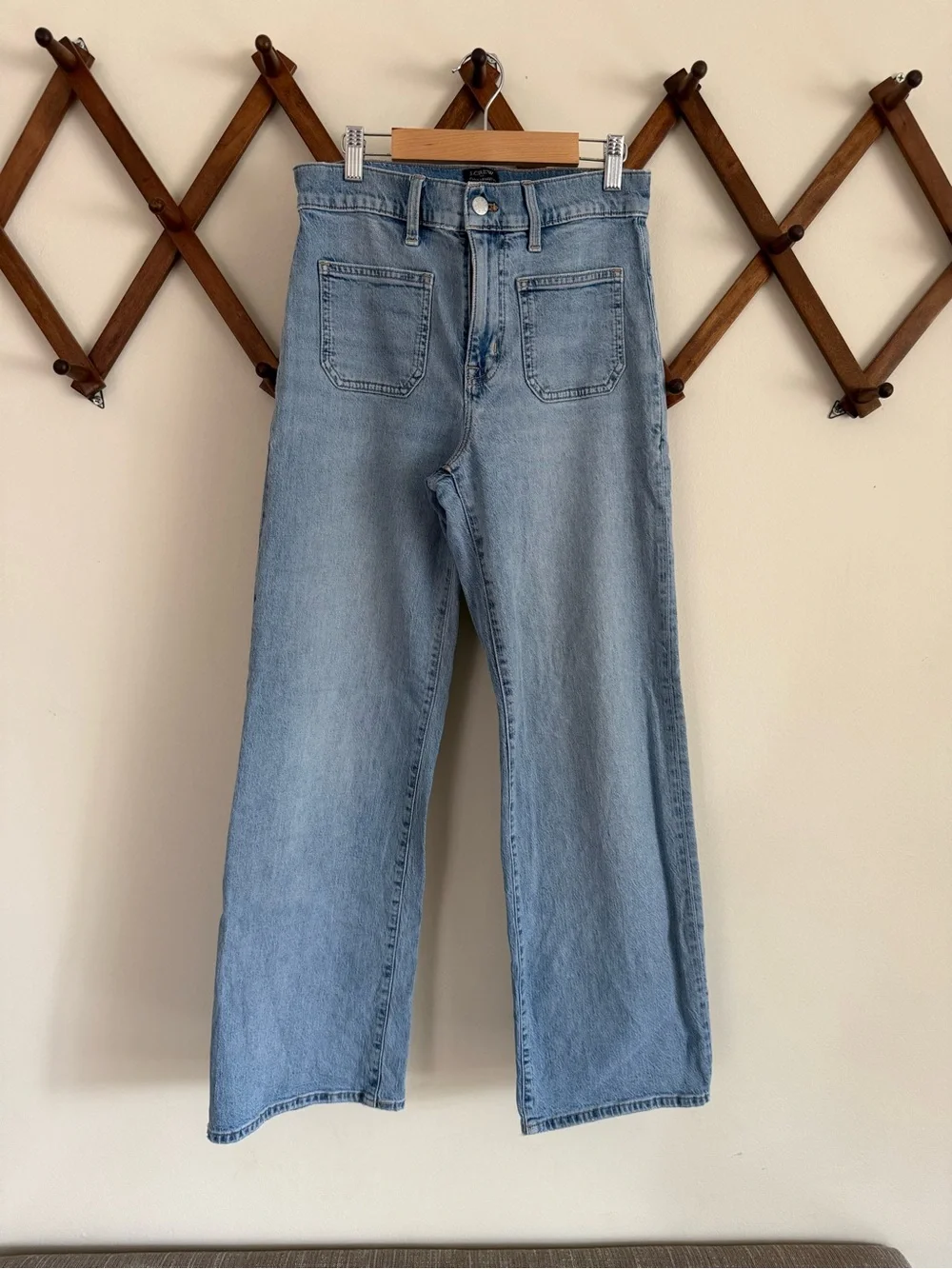 J. Crew Light Blue Wide-Leg Jeans